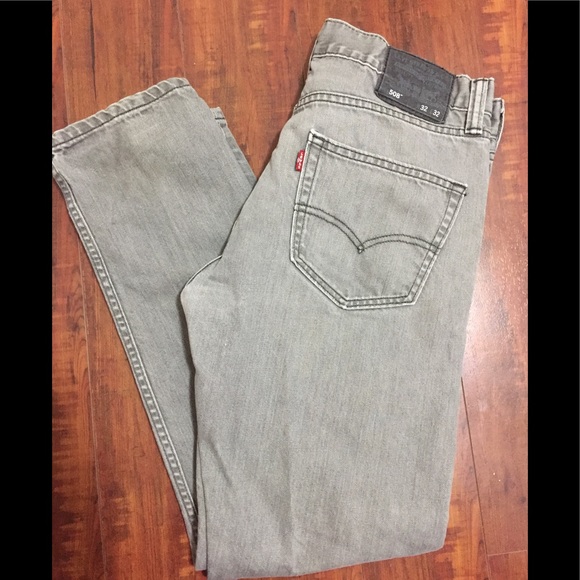 Levi's Other - LEVI’S 508 Mens Regular Taper Gray Jeans